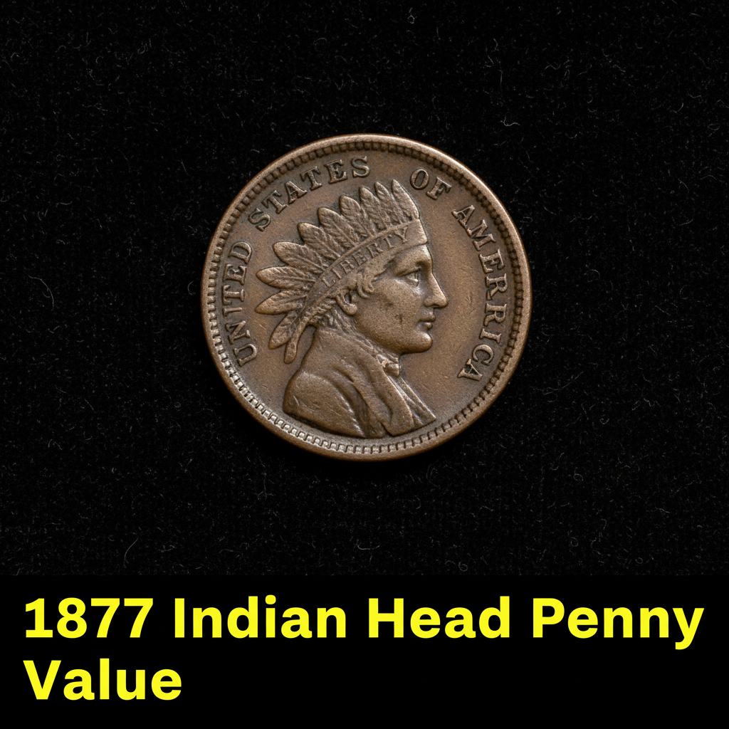 1877 indian head penny value what is it worth and