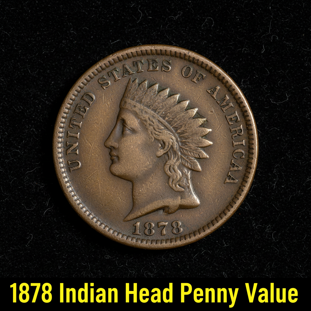 1878 indian head penny value what is it worth toda