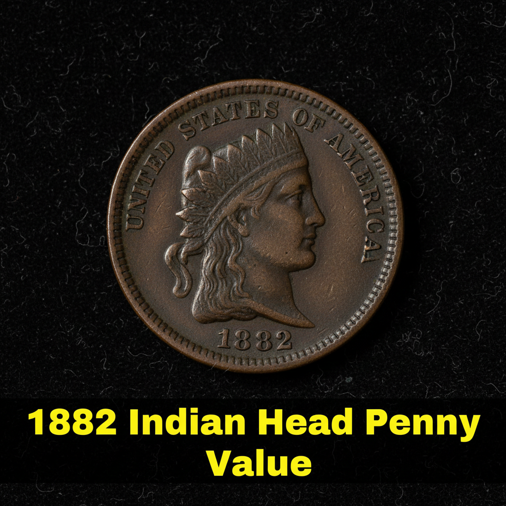 1882 indian head penny value guide how much is you