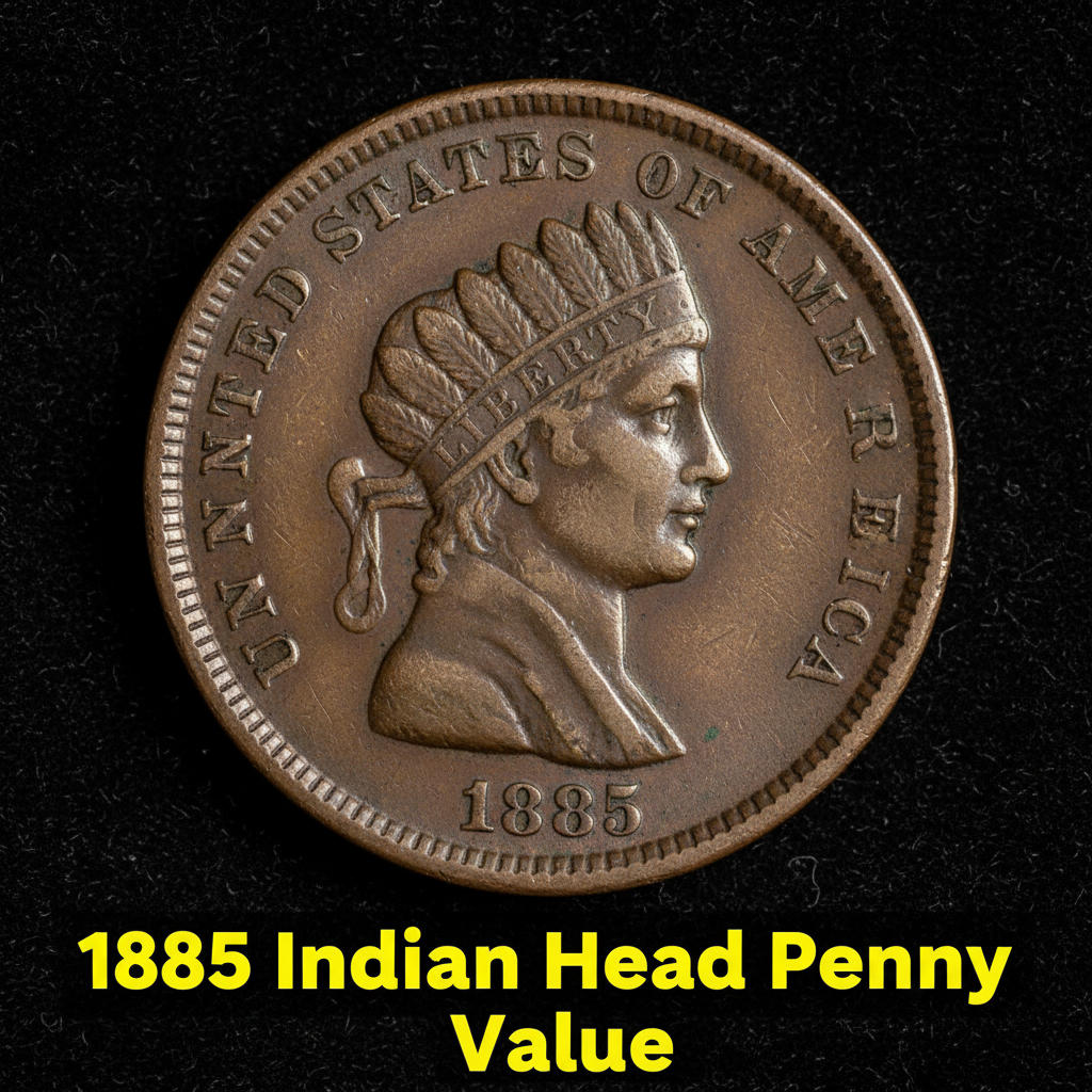 1885 indian head penny value guide what is it wort