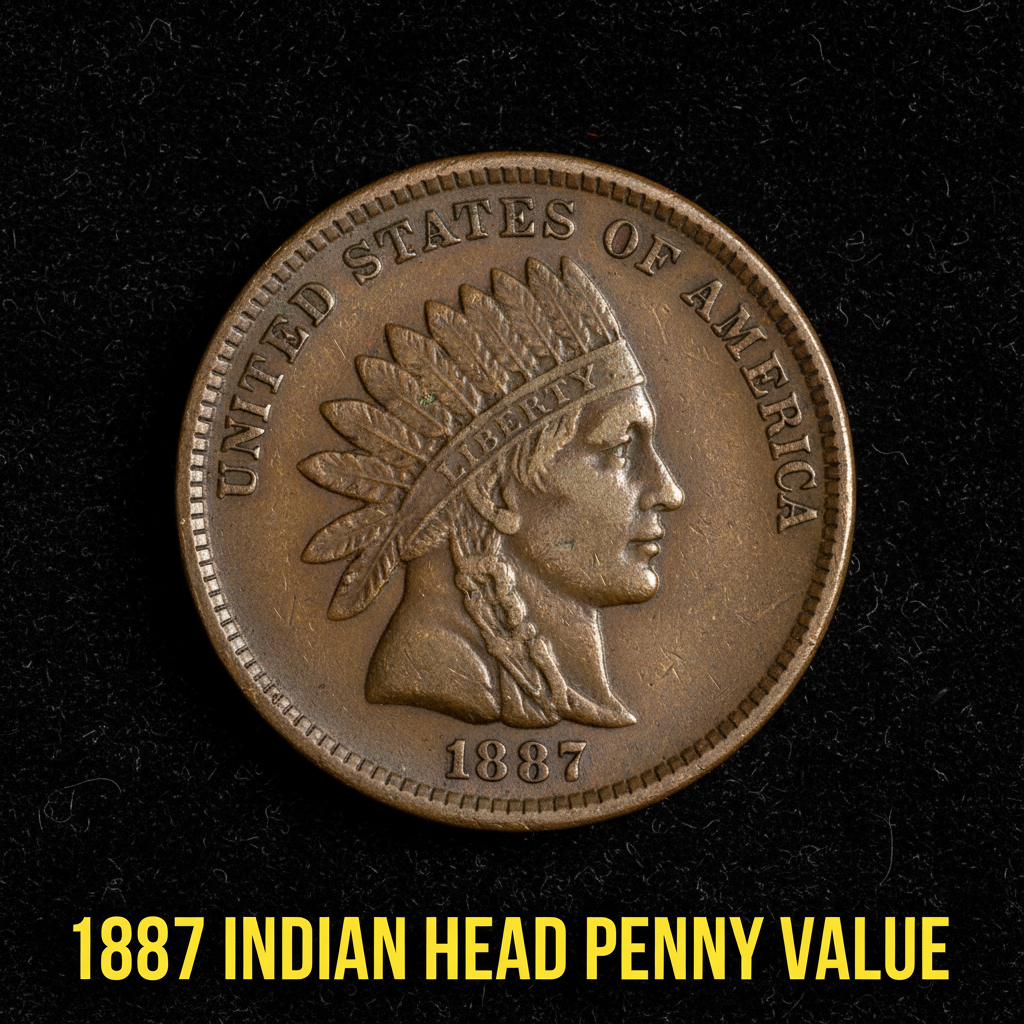 1887 indian head penny value what your old coin i