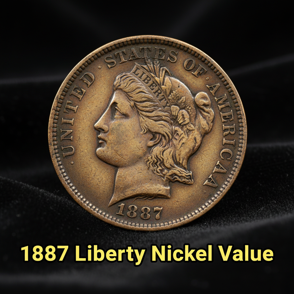 1887 liberty nickel value guide what is it worth t