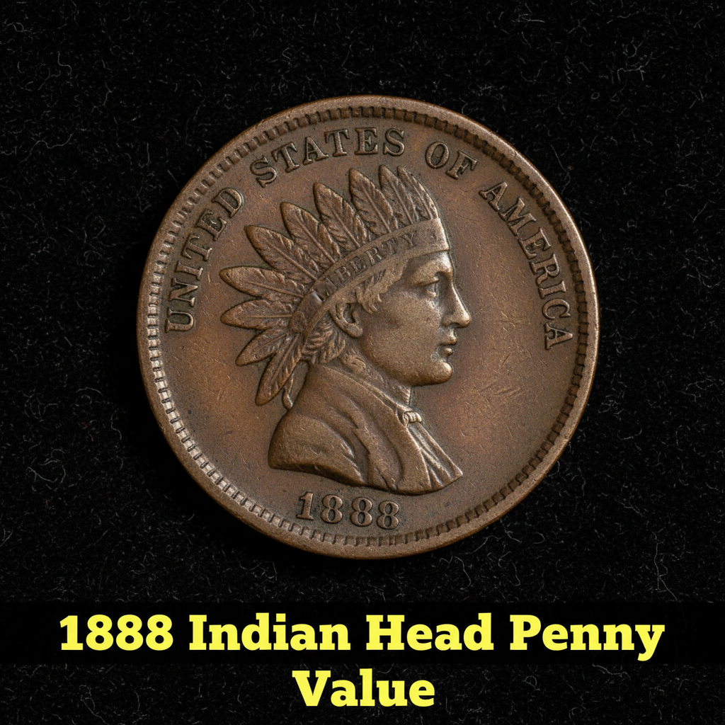 1888 indian head penny value guide what is it wort