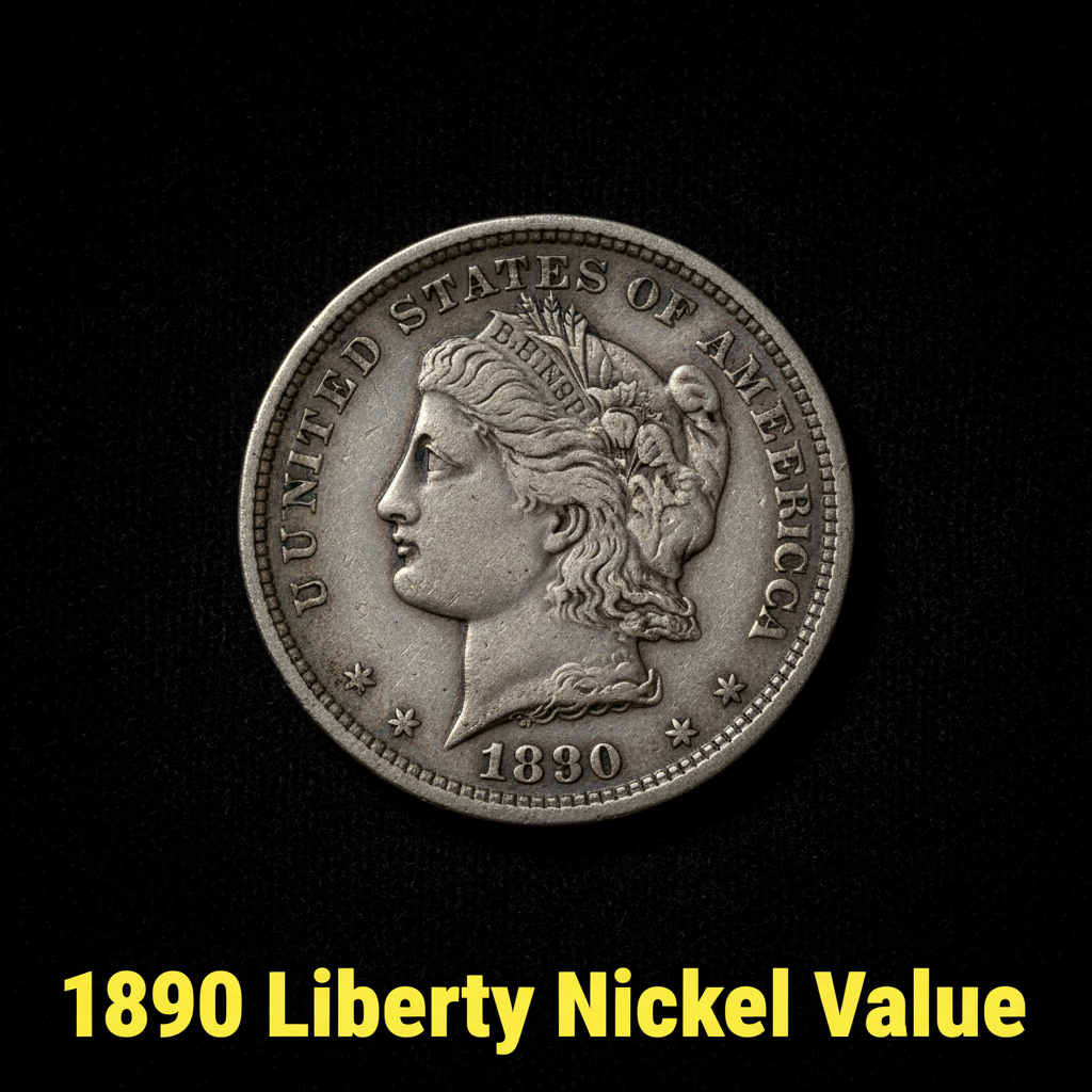 1890 liberty nickel value what its worth and why
