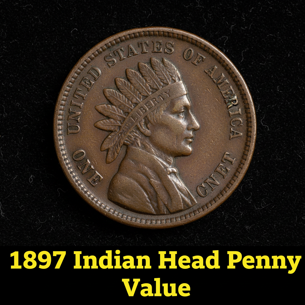 1897 indian head penny value guide what is it wort