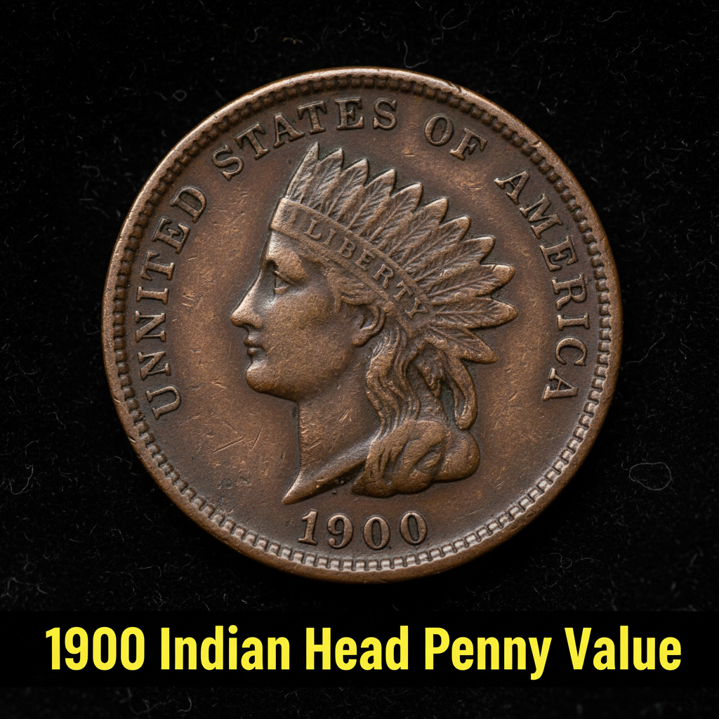 1900 indian head penny value what its worth and w
