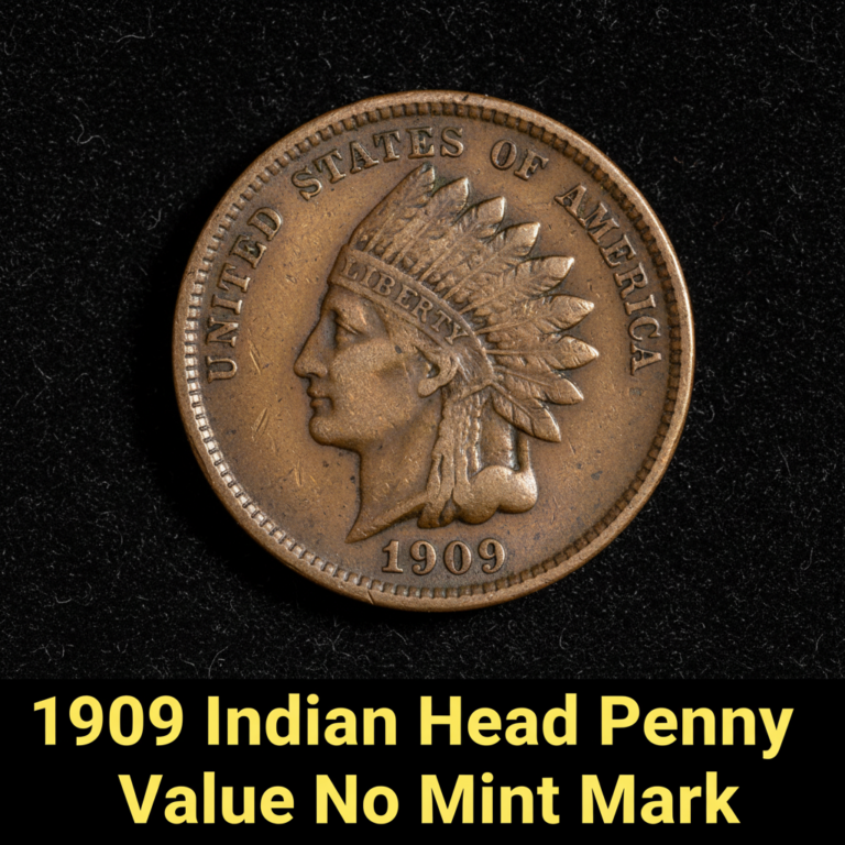 1909 indian head penny value with no mint mark wha