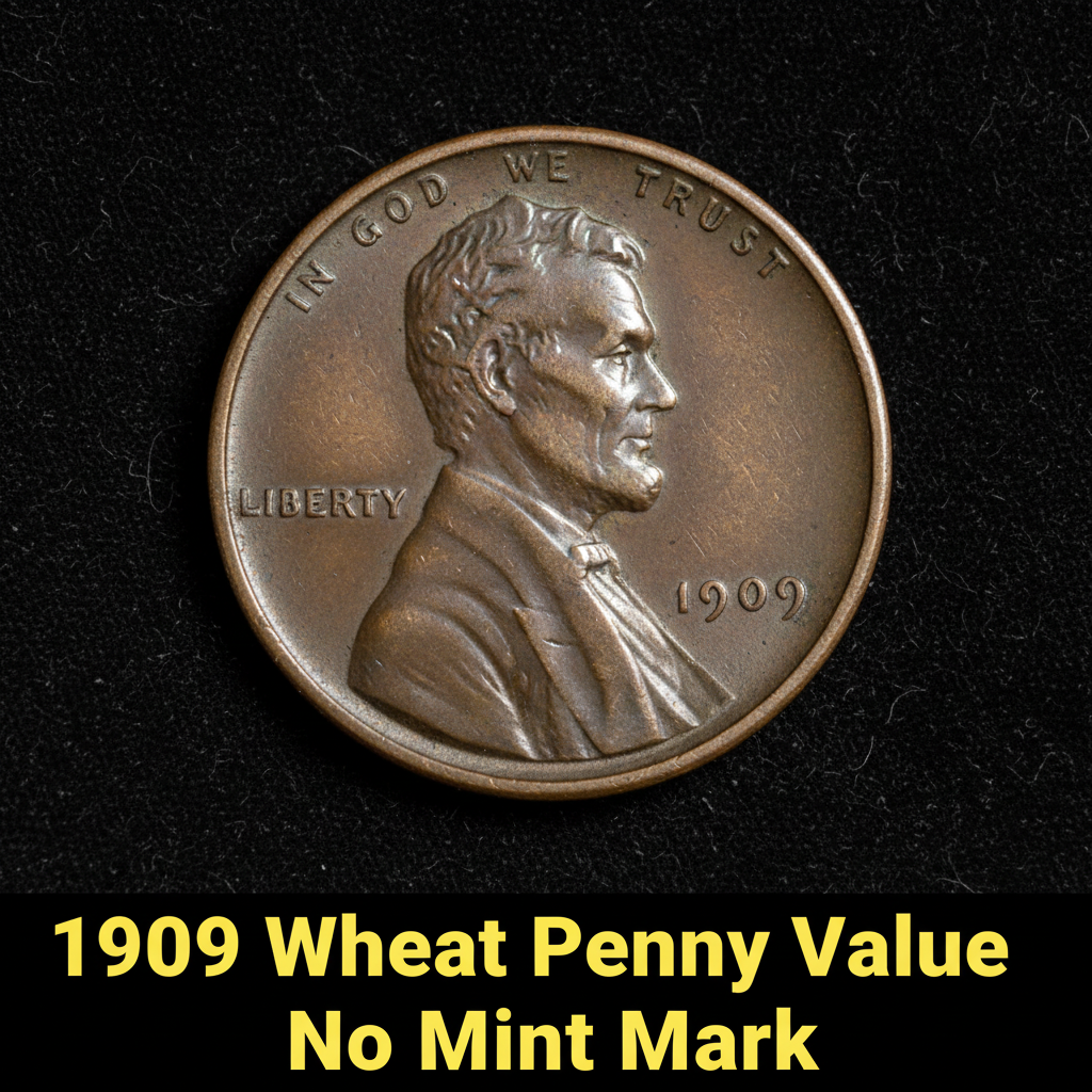 1909 wheat penny value no mint mark what its wort