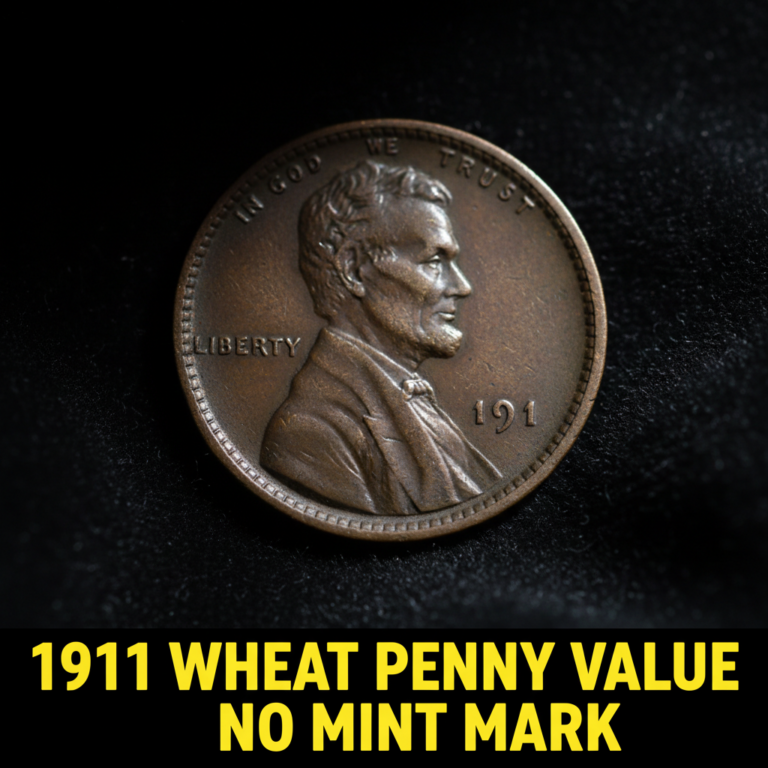 1911 wheat penny value no mint mark what its real
