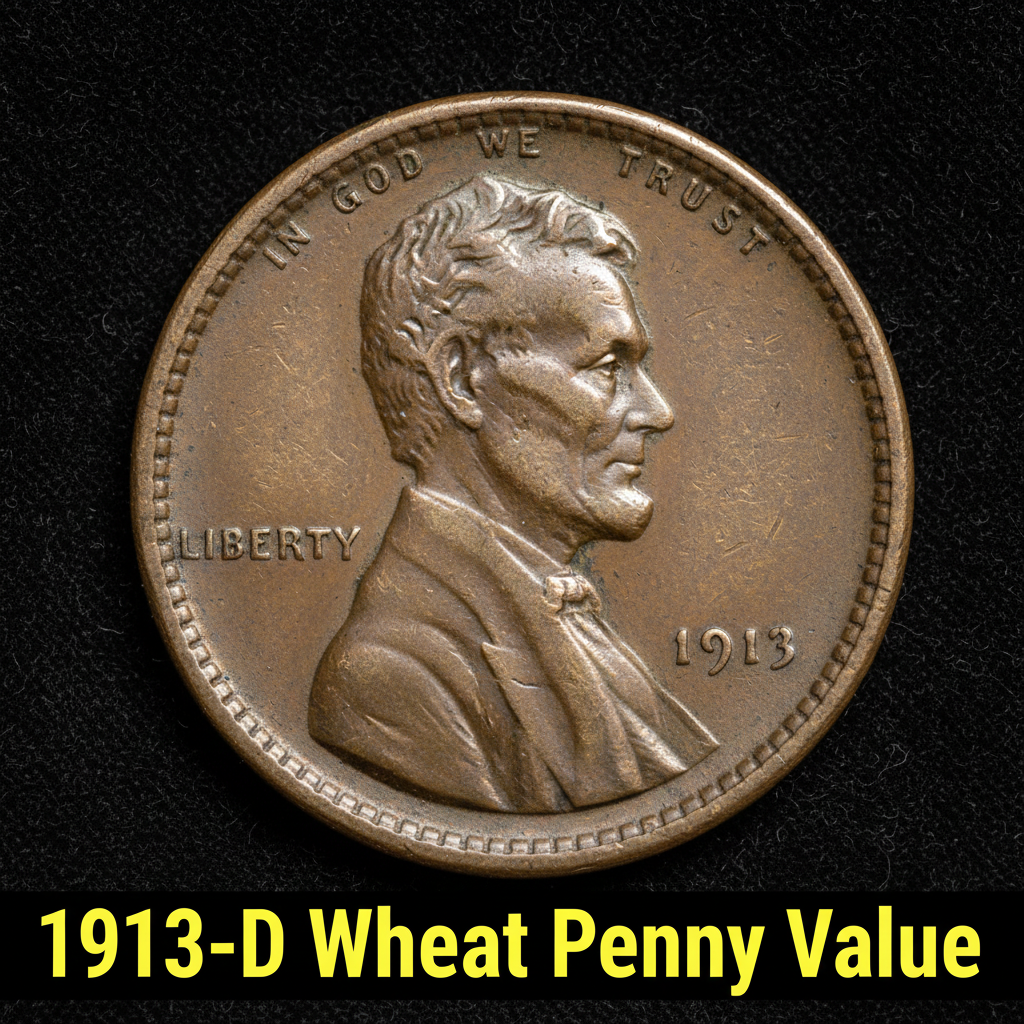1913 d wheat penny value and what collectors are p