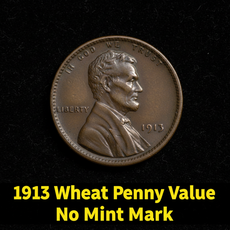 1913 wheat penny value no mint mark what its wort