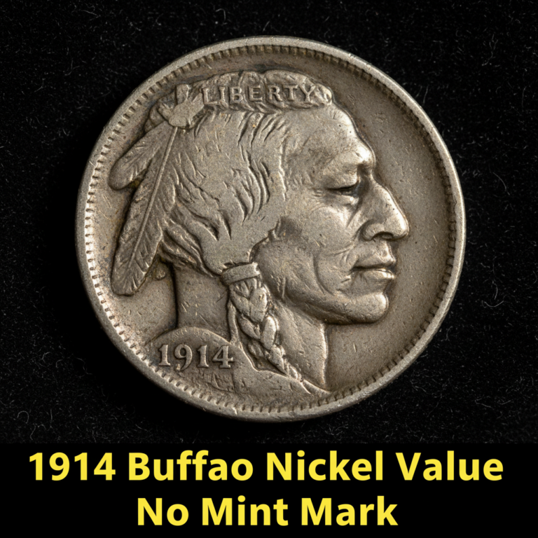 1914 buffalo nickel value with no mint mark and wh