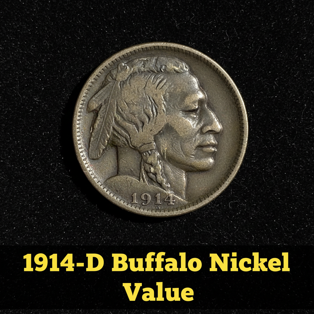 1914 d buffalo nickel value guide what its worth