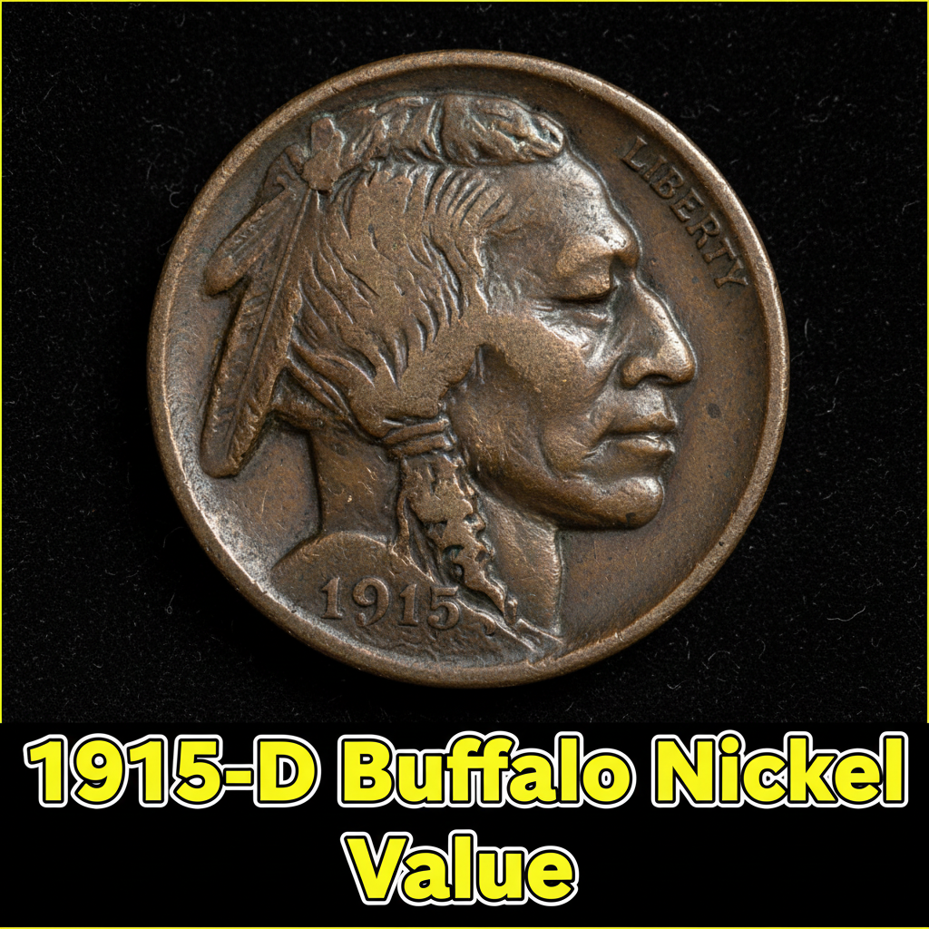 1915 d buffalo nickel value and what your coin is