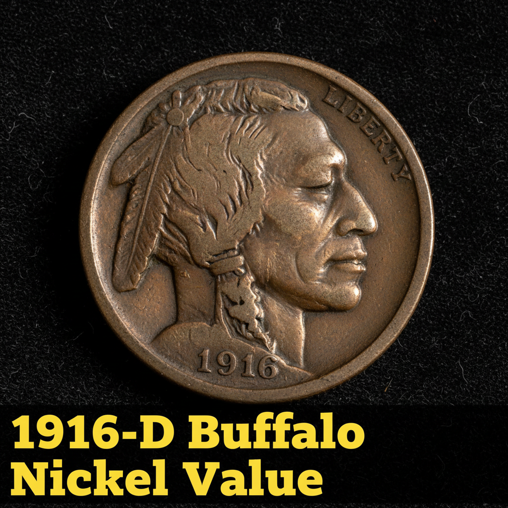 1916 d buffalo nickel value and what makes this co
