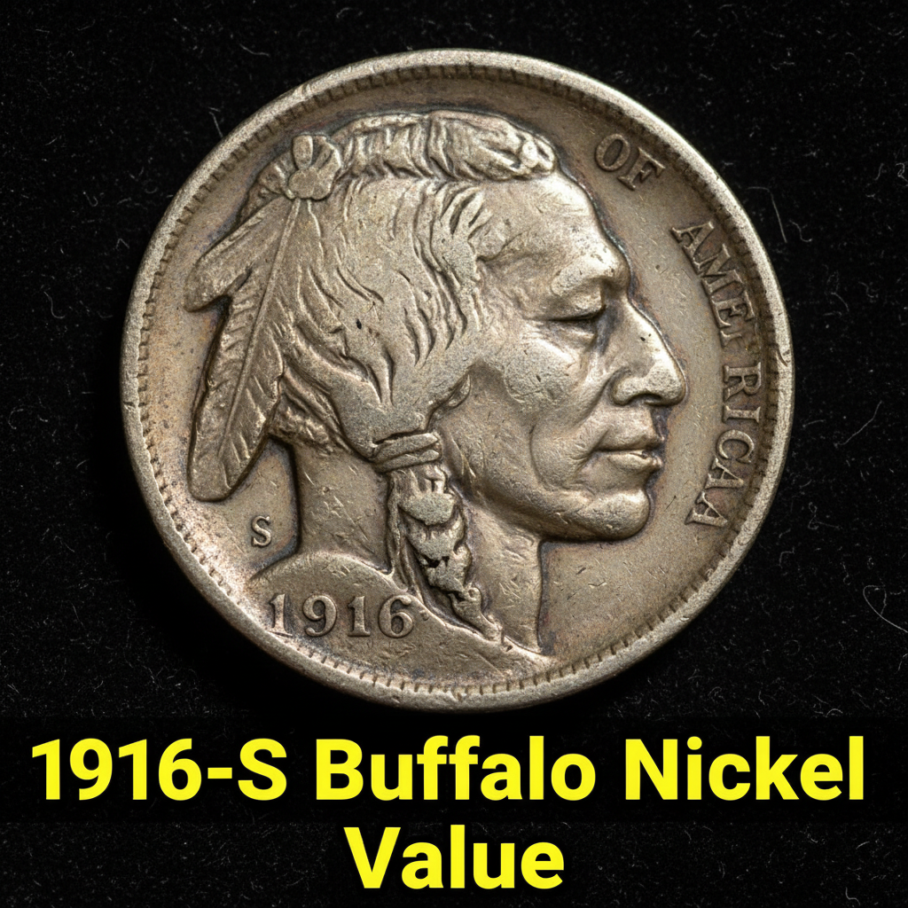 1916 s buffalo nickel value guide what its worth