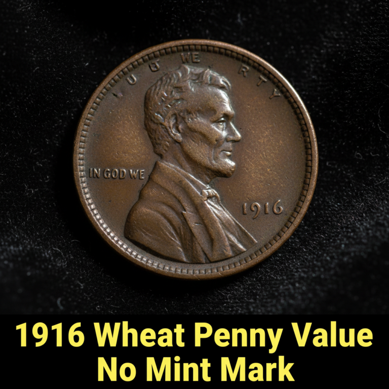 1916 wheat penny value no mint mark what its real