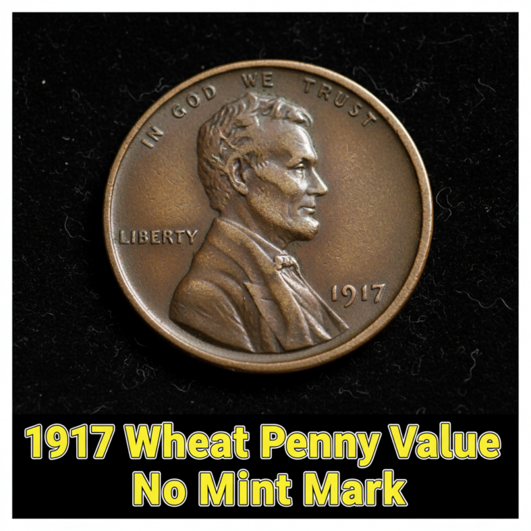 1917 wheat penny value no mint mark and what its 