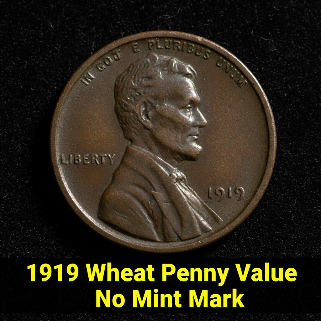 1919 wheat penny value no mint mark what its wort