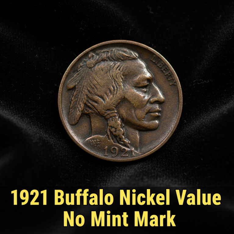1921 buffalo nickel value no mint mark what is it 
