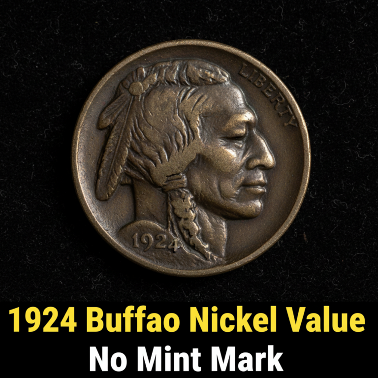 1924 buffalo nickel value no mint mark what its w