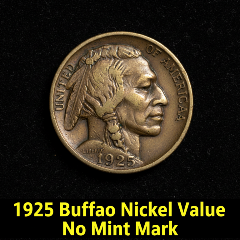 1925 buffalo nickel value no mint mark what this c