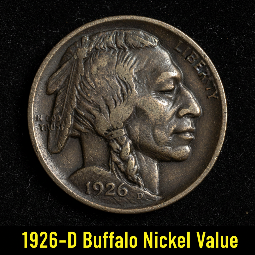 1926 d buffalo nickel value how much is it worth t