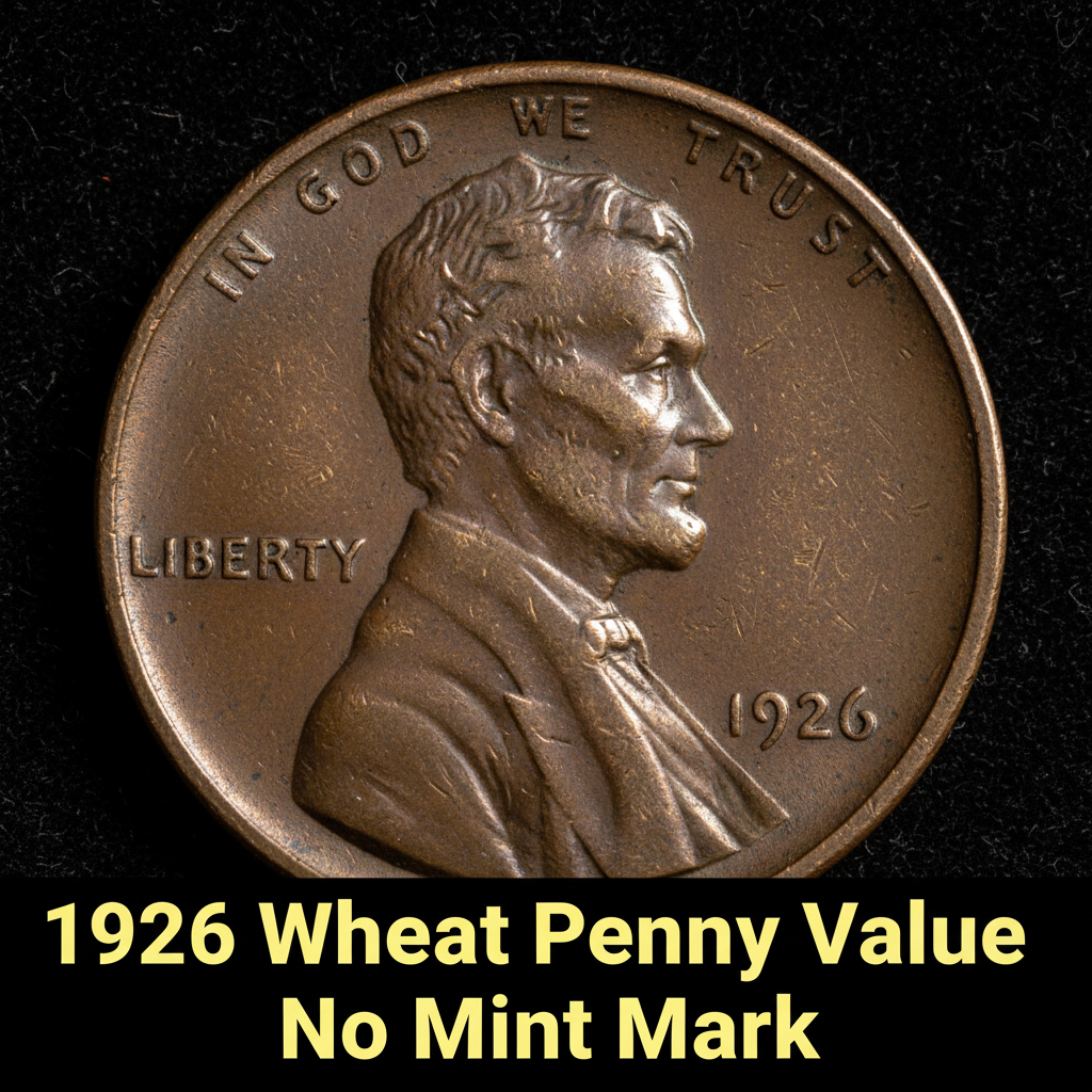 1926 wheat penny value no mint mark what is it wor