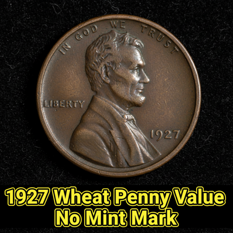 1927 wheat penny value no mint mark what its real
