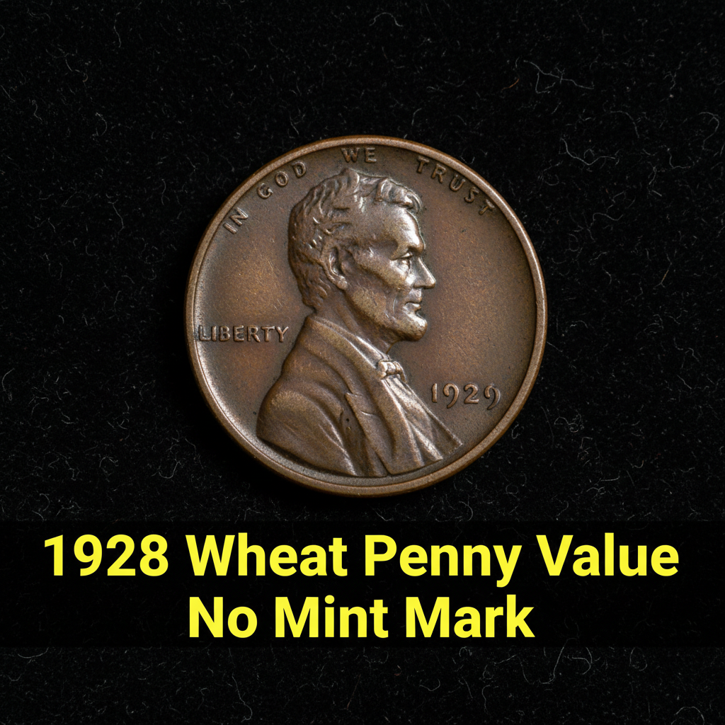 1928 wheat penny value no mint mark what its wort
