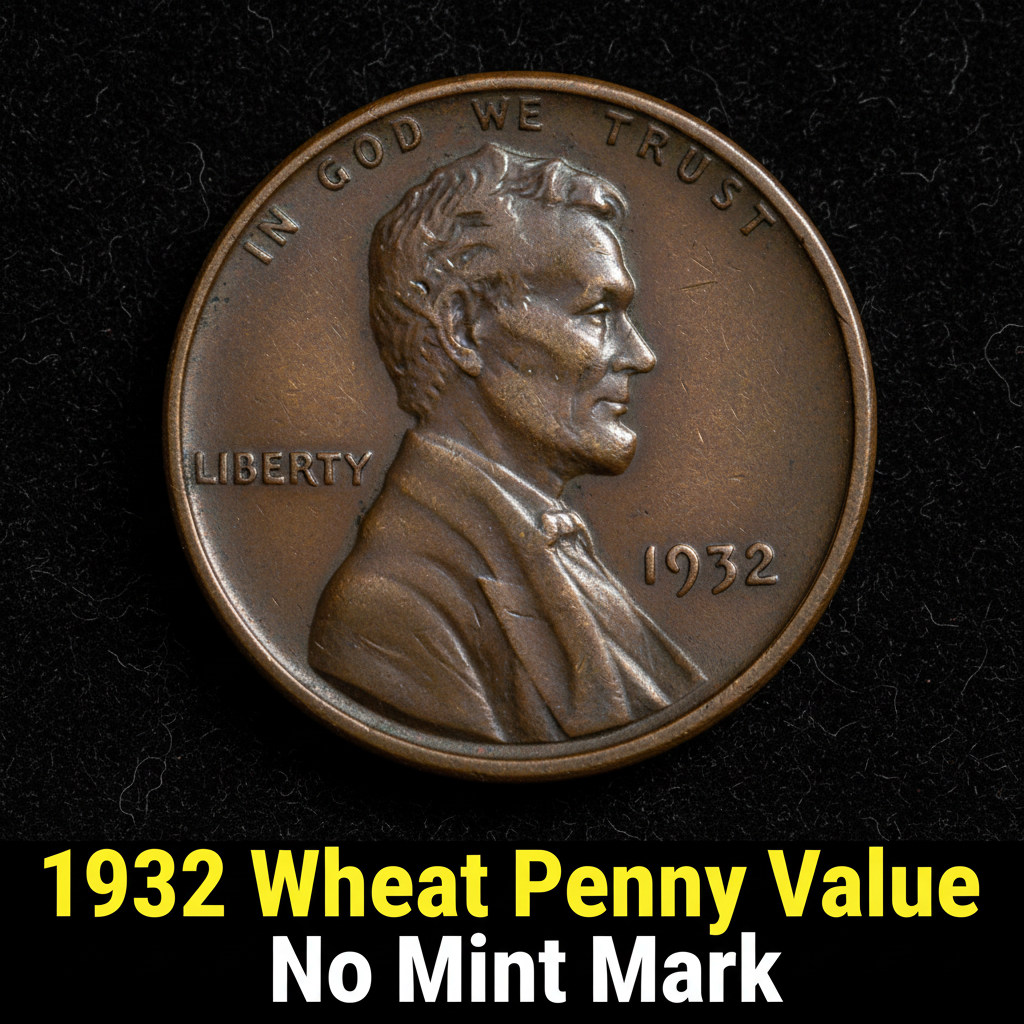 1932 wheat penny value no mint mark and what its