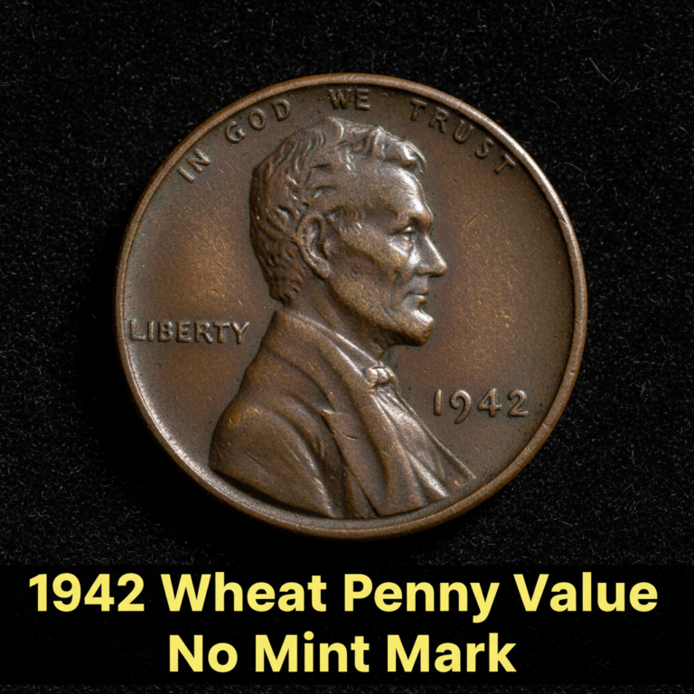 1942 wheat penny value no mint mark what its real