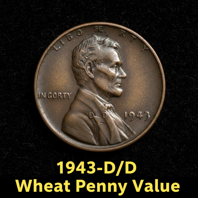 1943 dd wheat penny value how much is this rare d