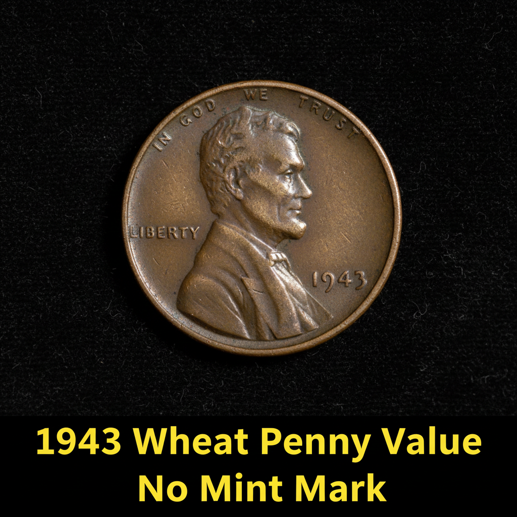 1943 wheat penny value no mint mark what is it wor