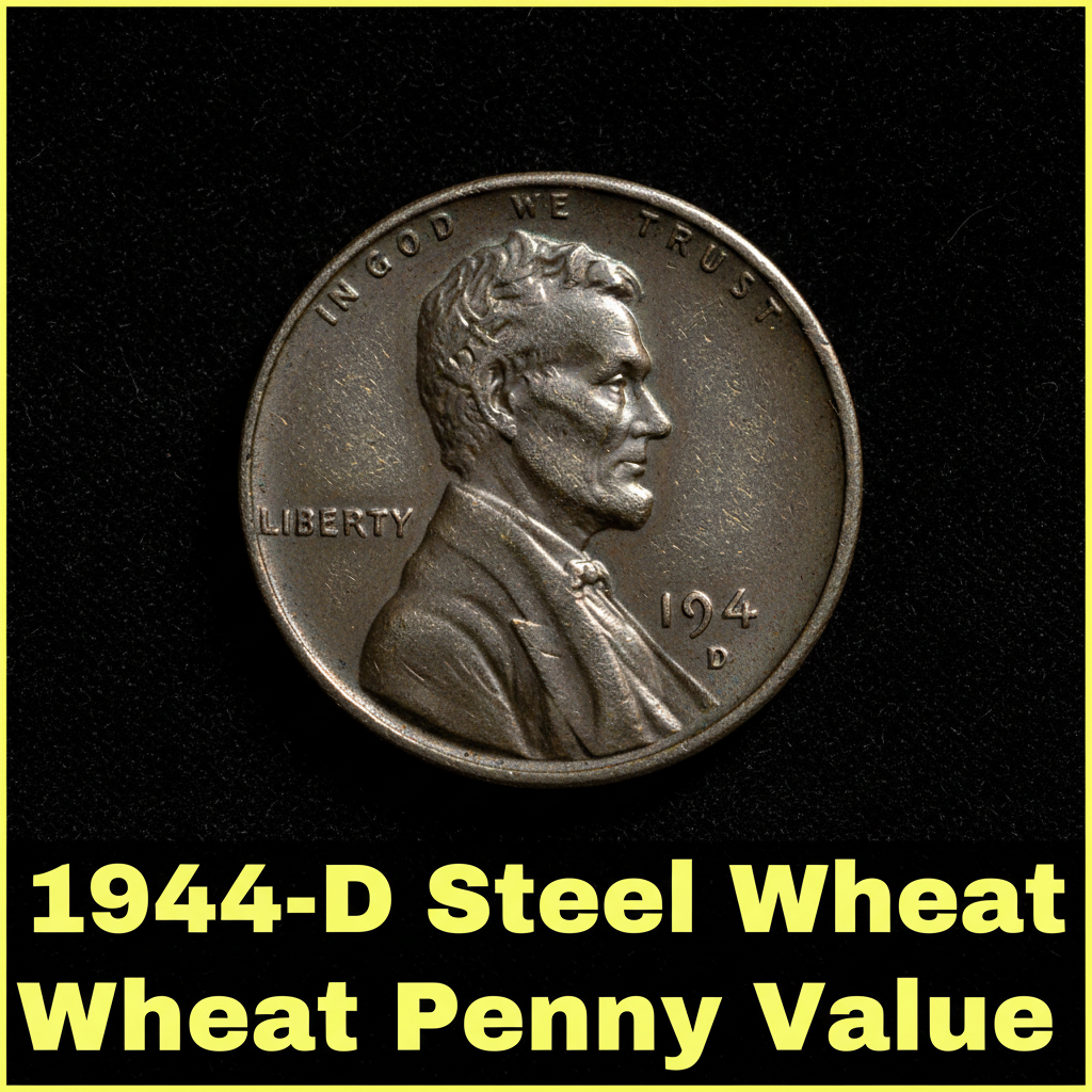 1944 d steel wheat penny value guide what this rar