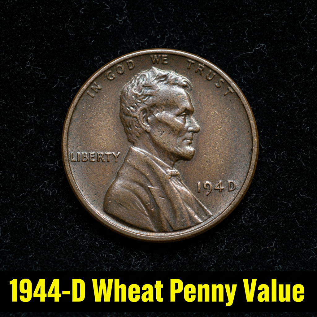 1944 d wheat penny value guide how much is it wort