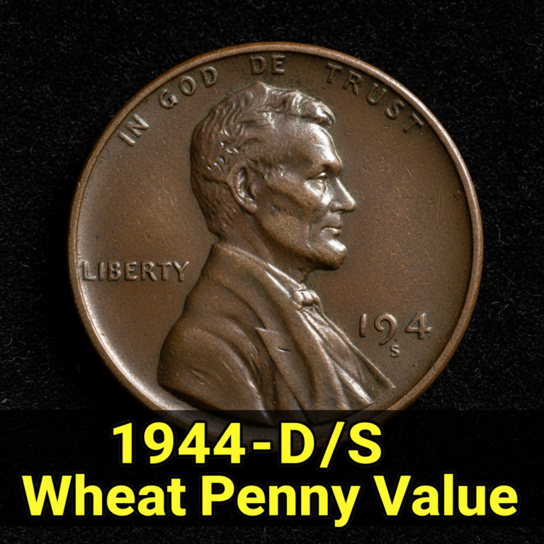 1944 ds wheat penny value what this rare overmint