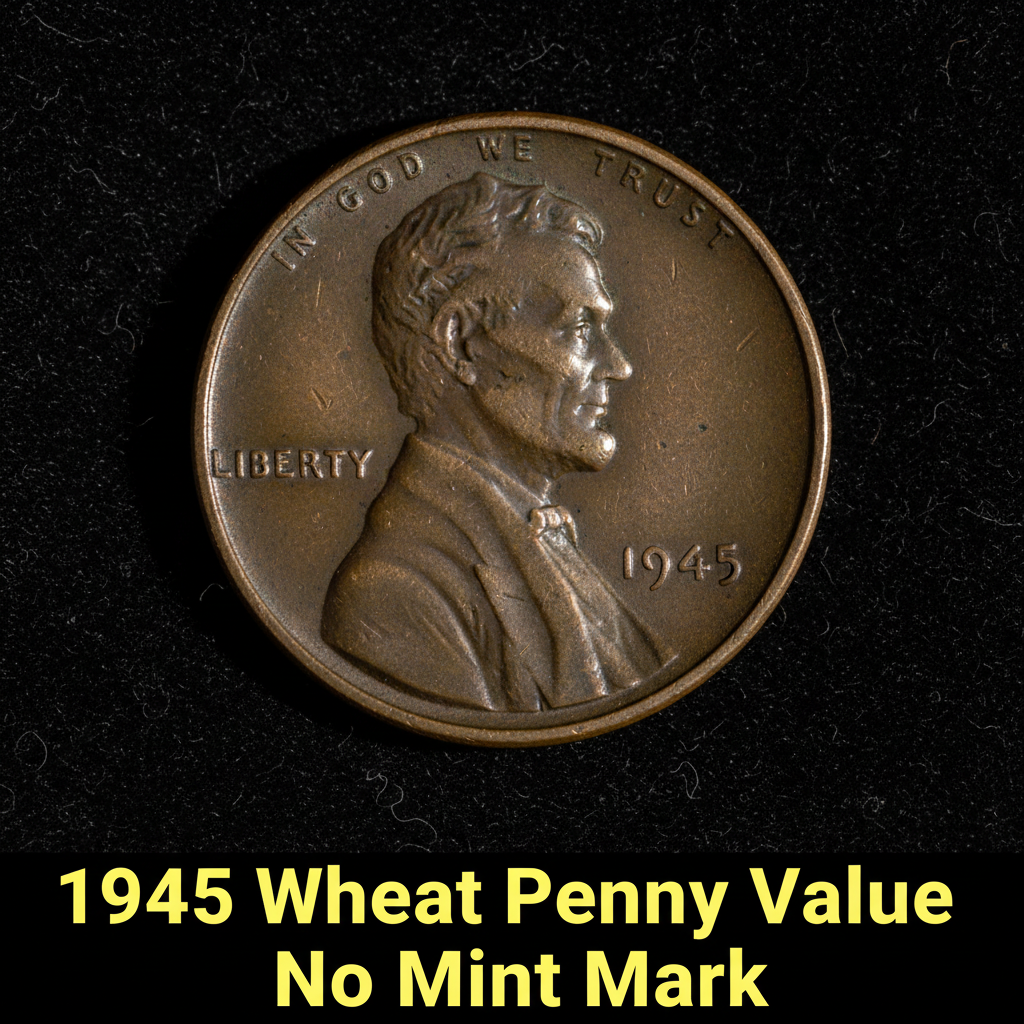 1945 wheat penny value no mint mark what its wort