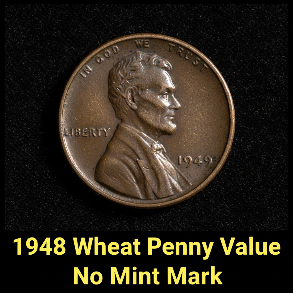 1948 wheat penny value no mint mark what is it wor