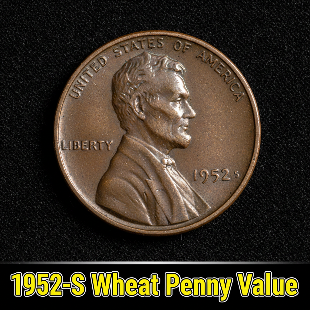1952 s wheat penny value guide how much is it wort