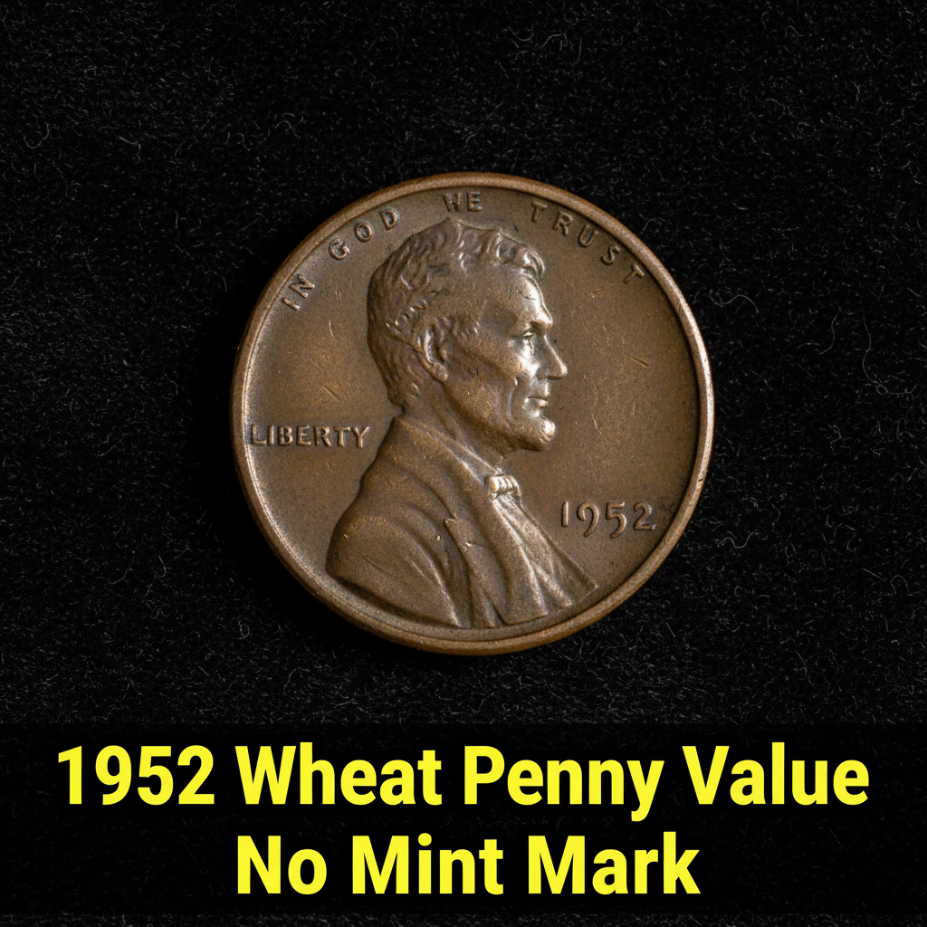 1952 wheat penny value no mint mark what its wort