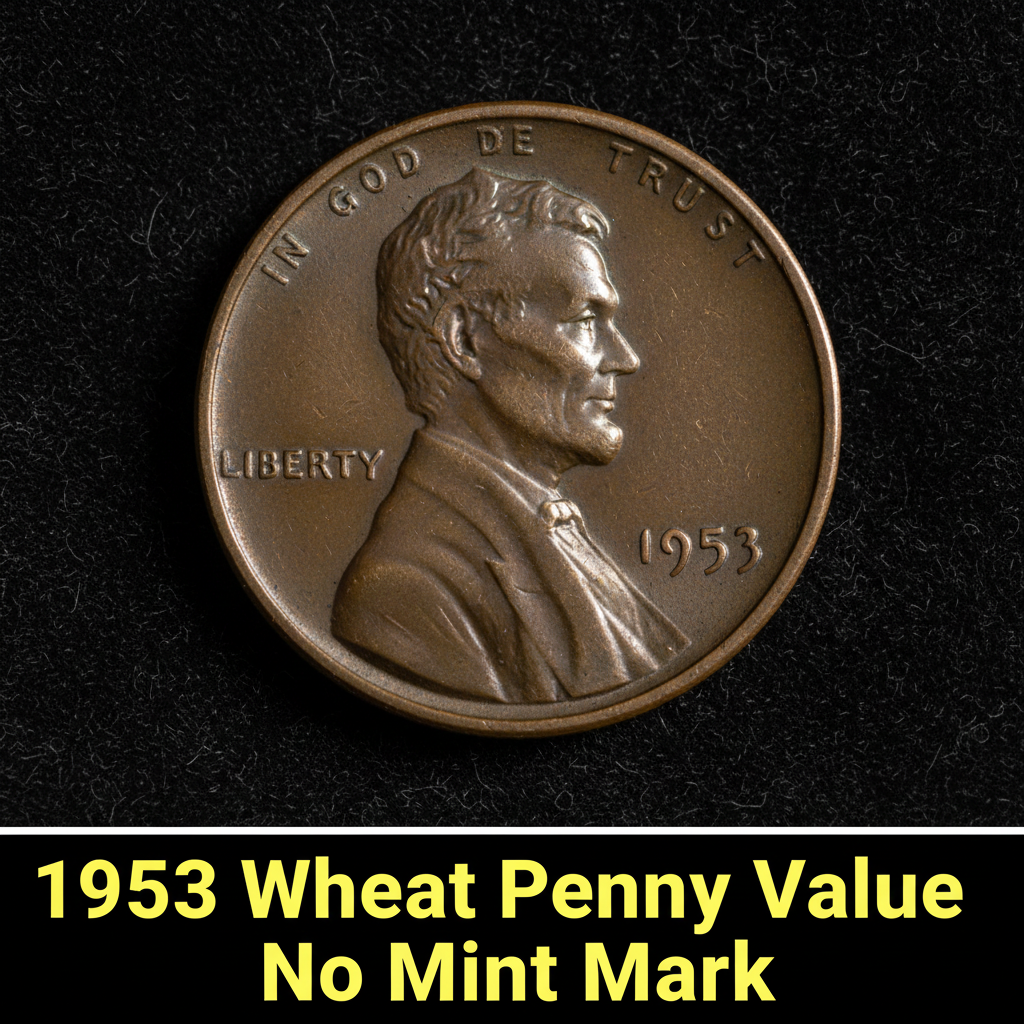 1953 wheat penny value no mint mark what its wort