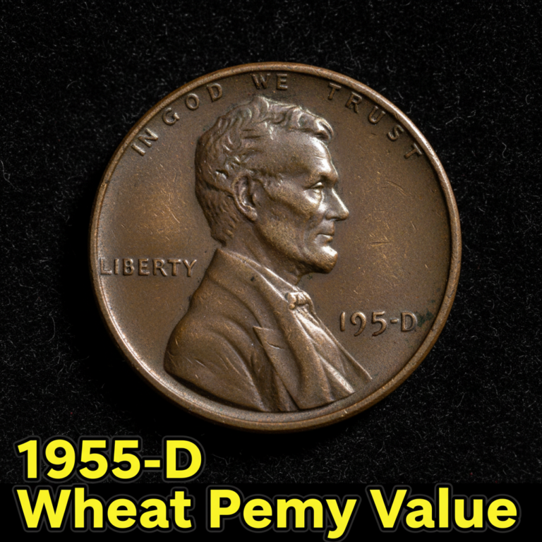 1955 d wheat penny value guide how much is it wort