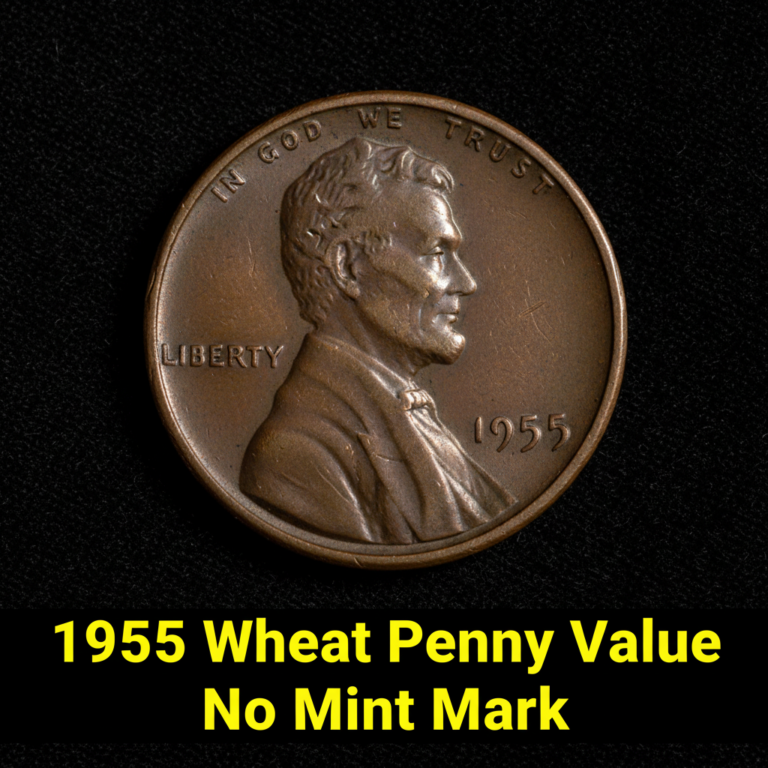 1955 wheat penny value no mint mark what is it wor