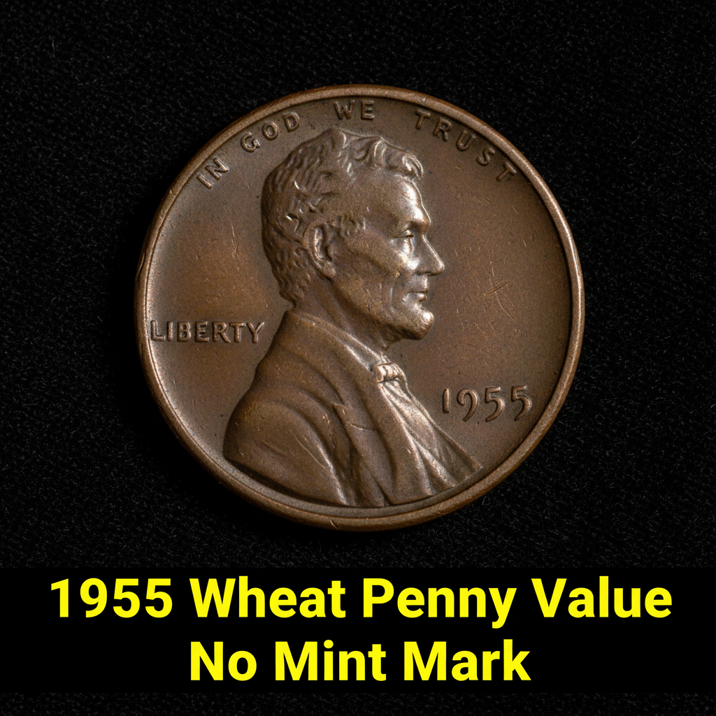 1955 wheat penny value no mint mark what is it wor
