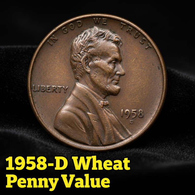 1958 d wheat penny value guide how much is it wort