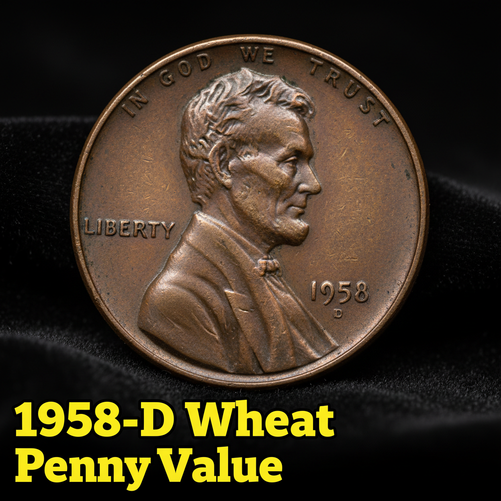 1958 d wheat penny value guide how much is it wort