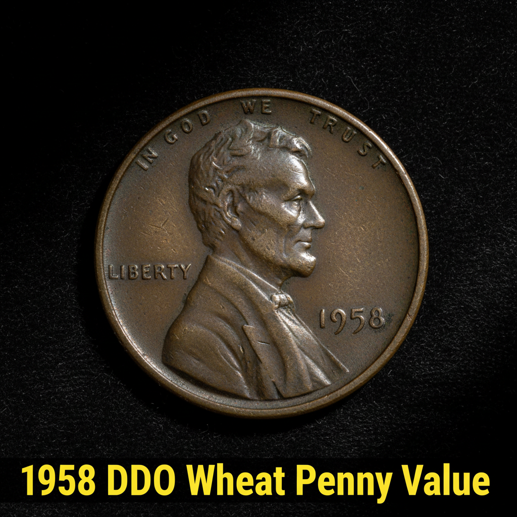 1958 ddo wheat penny value what this rare error co