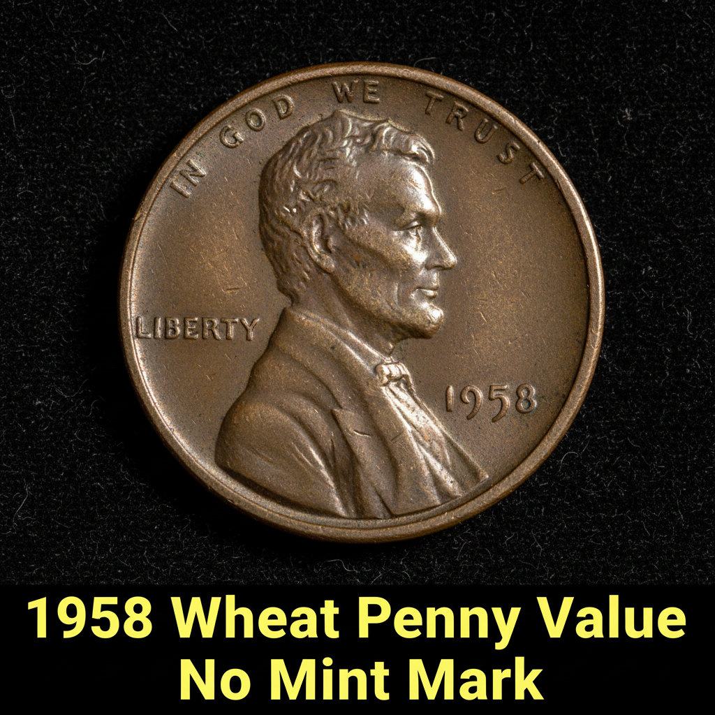 1958 wheat penny value no mint mark what its wort