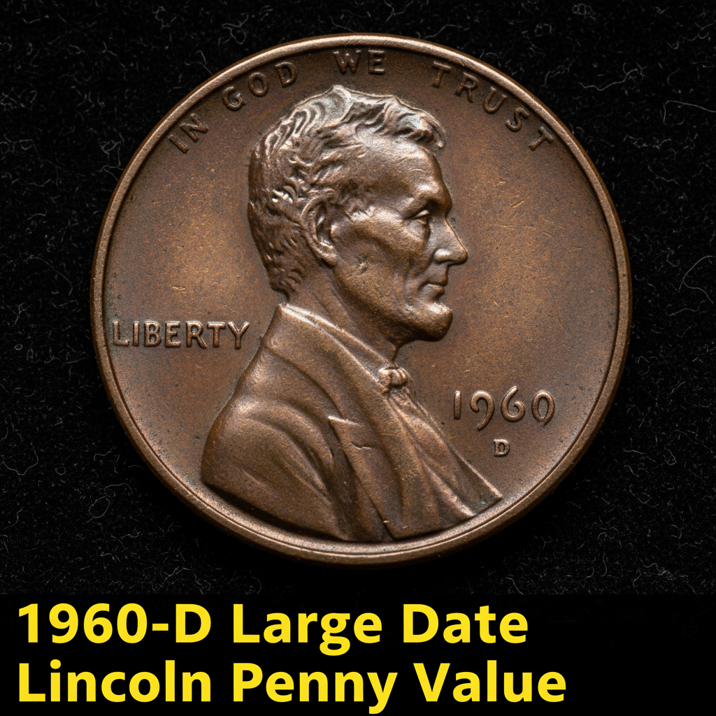 1960 d large date lincoln penny value what this de